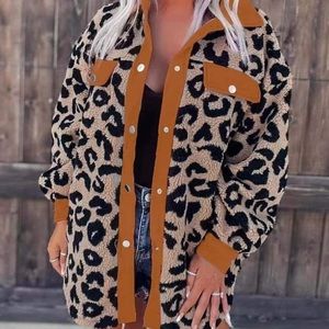 New, never worn size medium leopard cozy jacket. Runs large. Just adorable.